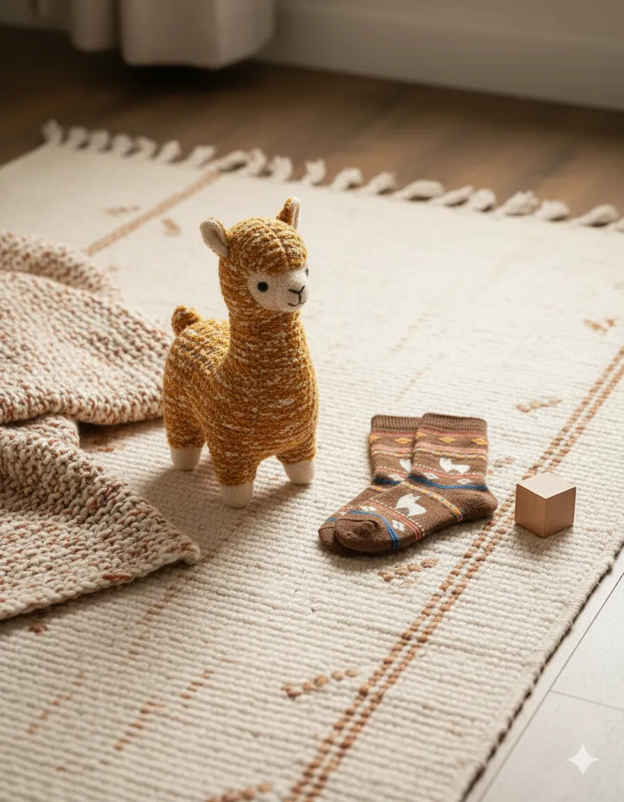 Alpaca Watching Socks - view 2